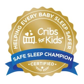 Safe Sleep Champion Certified logo